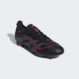 PREDATOR LEAGUE FIRM/MULTI-GROUND BOOTS - Core Black / Grey Four / Lucid Red
