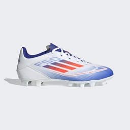 F50 CLUB FLEXIBLE GROUND BOOTS - Cloud White / Solar Red / Lucid Blue