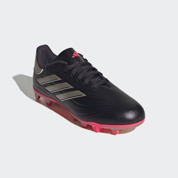COPA PURE 2 CLUB FLEXIBLE GROUND BOOTS KIDS - Aurora Black / Platinum Metallic / Turbo