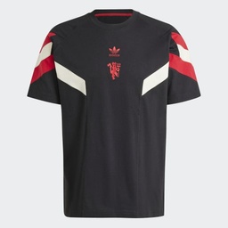 MANCHESTER UNITED ORIGINALS T-SHIRT - Black / Mufc Red