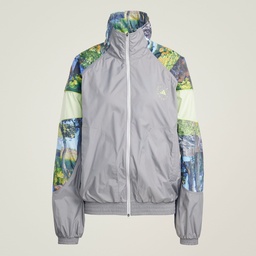 ADIDAS BY STELLA MCCARTNEY EARTH COLLAGE WOVEN TRACK TOP - Grey