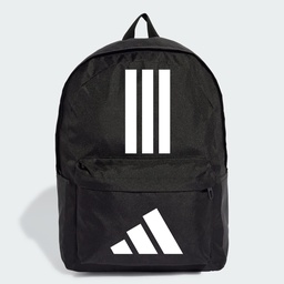 [4067901824209] CLASSIC BACK-TO-SCHOOL 3-STRIPES BACKPACK - Black / White