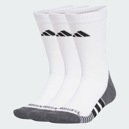 PERFORMANCE CLIMACOOL CUSHIONED CREW SOCKS 3 PAIRS - White / Black