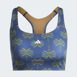 ADIDAS X FARM RIO MEDIUM-SUPPORT BRA - Night Indigo / Dark Marine / Cream White