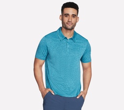 GODRI CHARGE POLO - BISCAY BAY/MAJOLICA BLUE