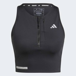 ULTIMATE HEAT.RDY CROP LONG-SLEEVE TOP - Black