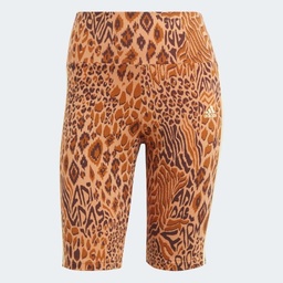 ADIDAS X FARM RIO BIKE SHORTS - Hazy Copper / Fox Red / Mystery Brown