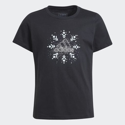 XPRESS WINTER GLAM GRAPHIC T-SHIRT - Black