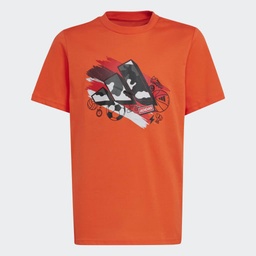 TRAINING GRAPHIC T-SHIRT - Bright Red