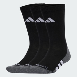 PERFORMANCE CLIMACOOL CUSHIONED CREW SOCKS 3 PAIRS - Black / White