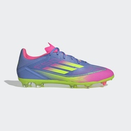 F50 LEAGUE FIRM/MULTI-GROUND BOOTS - Blue Fusion / Lucid Lemon / Lucid Pink