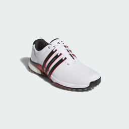 TOUR360 25 SPIKELESS GOLF SHOES - Cloud White / Core Black / Lucid Red