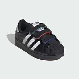 SUPERSTAR LED LIGHTS COMFORT CLOSURE SHOES - Core Black/Ftwr White/Bright Red