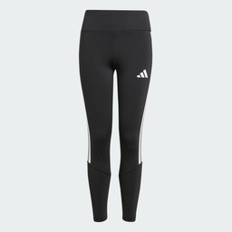 TRAIN ESSENTIALS 3-STRIPES LEGGINGS KIDS - Black / White