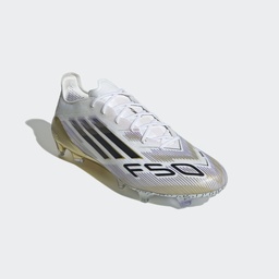 F50 ELITE FIRM GROUND BOOTS - Cloud White / Core Black / Gold Metallic