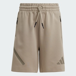 ADIDAS Z.N.E. SHORTS KIDS - Putty Beige/Simple Brown