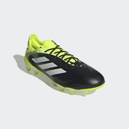 COPA PURE 3 ELITE FIRM GROUND BOOTS - Core Black / Cloud White / Lucid Lemon