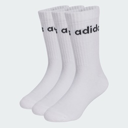 LINEAR KIDS CREW 3 PAIRS PER PACK SOCKS - White / White