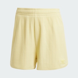 ESSENTIALS WIDE RIB SPRINTER SHORTS - Yellow/Powder Yellow