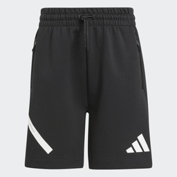 ADIDAS Z.N.E. SHORTS KIDS - Black / White