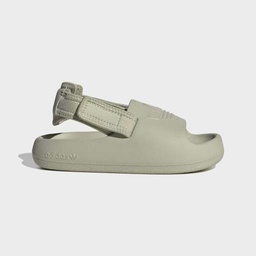 ADIFOM ADILETTE SLIDES KIDS - Putty Grey / Putty Grey / Putty Grey