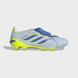 PREDATOR ELITE FOLD-OVER TONGUE FIRM GROUND FOOTBALL BOOTS 
 - Crystal Sky / Ray Blue / Team Solar Yellow 2
