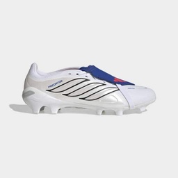 PREDATOR LEAGUE FOLD-OVER TONGUE FIRM GROUND FOOTBALL BOOTS - Cloud White / Zero Metalic / Royal Blue